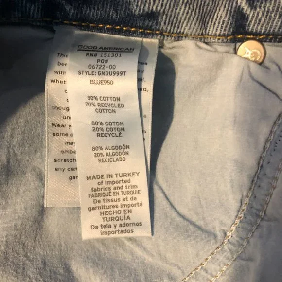 🏷NWT: GOOD AMERICAN - Good Classic 90’s Duster Size 8/29 (#9) - Picture 7 of 8